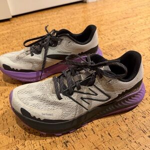 New Balance Black and Purple Sneakers, Women’s size
9